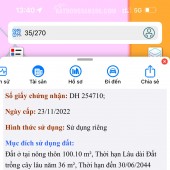 CHÍNH CHỦ BÁN ĐẤT NỀN_78,4 M2_3,3 TY